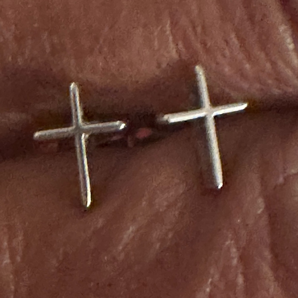 ✝️ Sterling Silver Cross Earrings ✝️